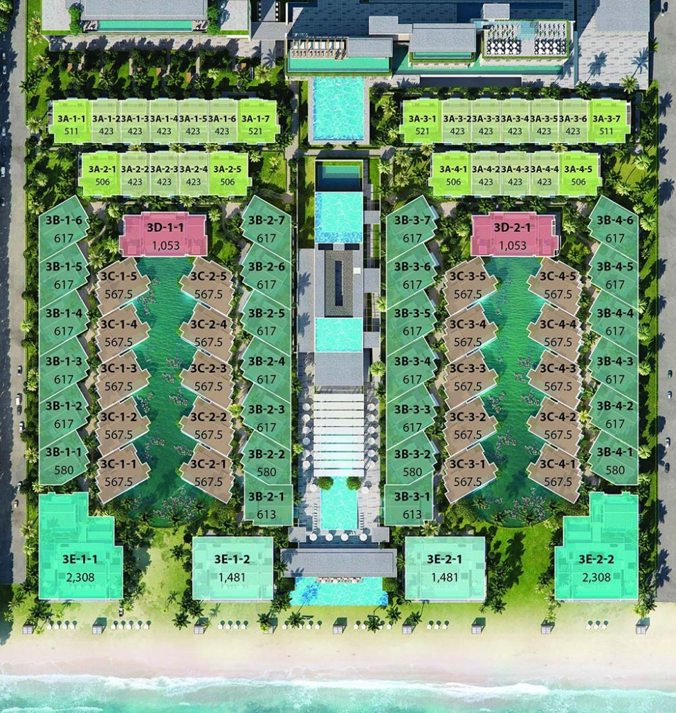 Mặt bằng Regent Residences Phú Quốc