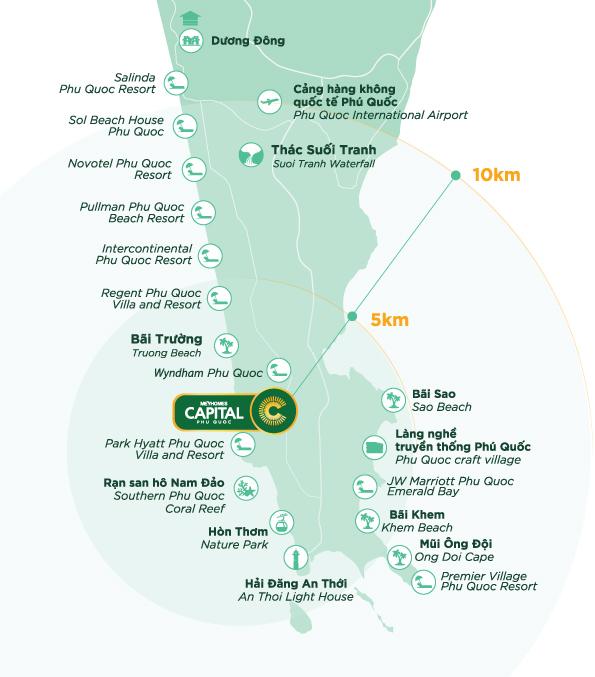 Vị trí Meyhomes Capital Phu Quoc