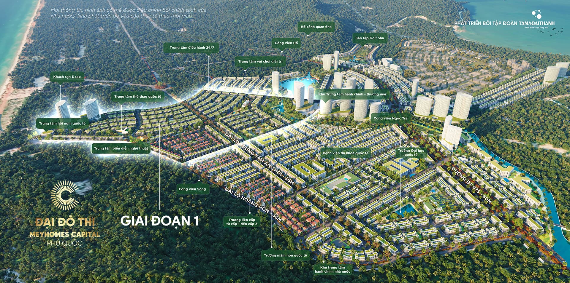 Phối cảnh tổng thể Đại đô thị Meyhomes Capital Phu Quoc Phối cảnh tổng thể Đại đô thị Meyhomes Capital Phu Quoc