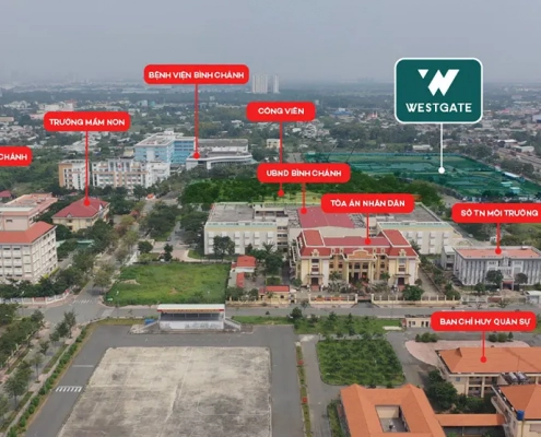 Quy hoạch trung tâm hành chính Bình Chánh (Tân Túc) với đầy đủ tiện ích công
