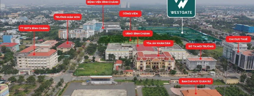 Quy hoạch trung tâm hành chính Bình Chánh (Tân Túc) với đầy đủ tiện ích công