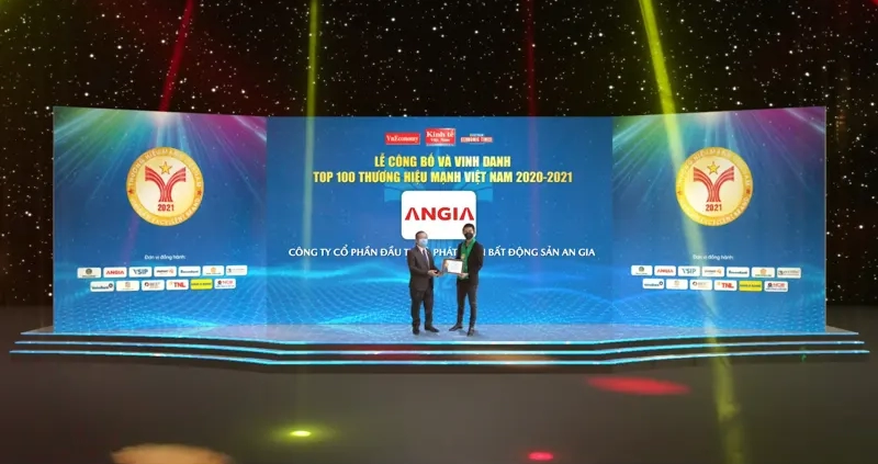 Tập đoàn bất động sản An Gia được vinh danh tại Lễ công bố Thương hiệu Mạnh 2020 - 2021