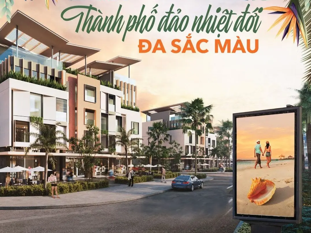 Dãy Shoptel Ruby tại đại lộ đẹp nhất Phú Quốc – Đất ở đô thị sở hữu lâu dài
